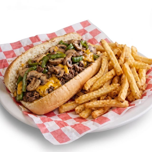 Cheese Burger Special Sub.