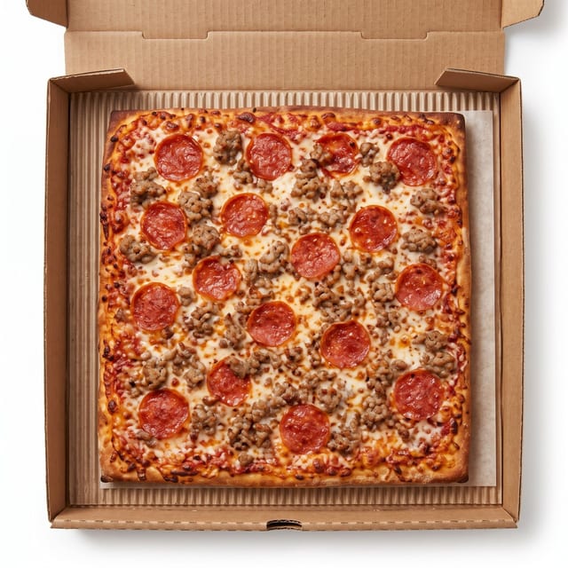 2 Toppings Pizza.